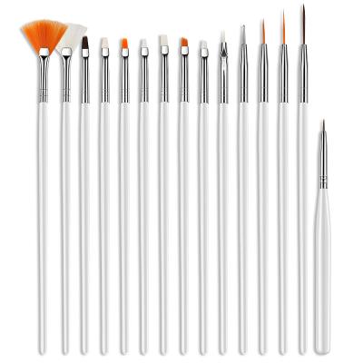 China Wholesale professional kolinsky acrylic nail brush nail set nail brush for nail art for sale