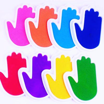 China Children's Toy Palm Printing Pad Children's Finger Painting Ink Pad DIY Art Painting Palm Printing Pad for sale