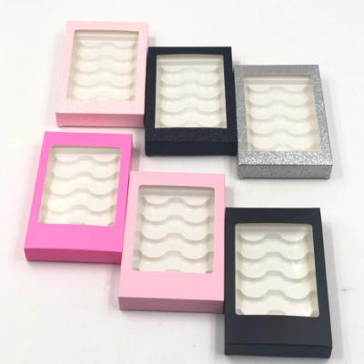 China Recycled Materials Hot Sale Customized Printing Environmental Friendly Recyclable Cosmetic Paper Box For False Eyelashes Packaging Paper Box for sale