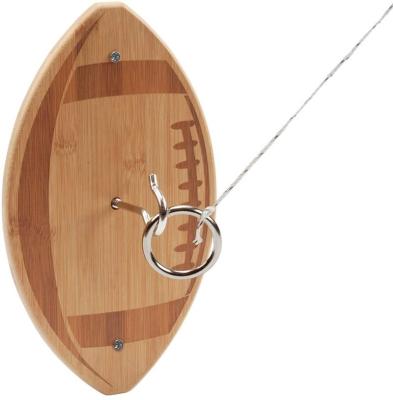 China Tiki Face Bamboo Hook and Ring Toss Tailgating Game Set for Family Fun Indoor/Outdoor Party Game 7x3.5x1.8cm for sale