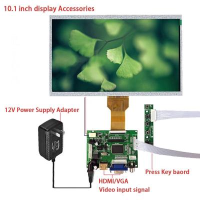 China 10.1 inch 1280x800 display kit for Raspberry Windows 7/8/10 Mac with hdm to LVDS 10.1 power card for sale