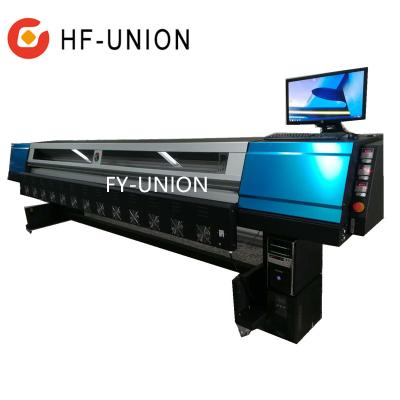 China Building material shops 3.2m eco solvent printer with 4 head 1.6m 1.8m 2.1m 2.5m large format inkjet galaxy eco solvent printer printing machine 3.2m for sale