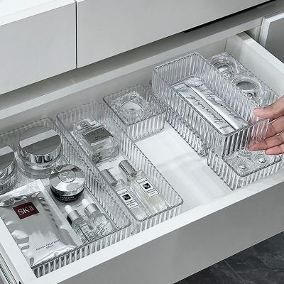 China Detachable Plastic Clear Storage Drawers Organizer Set for a Clutter-Free Environment for sale