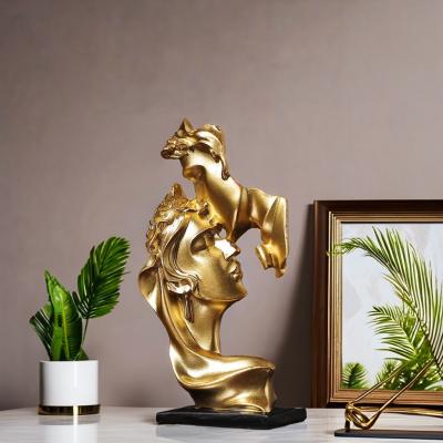 China Modern Art Antique Wholesaler Direct Resin Home Decor Art for Spaces Birthday Occasion for sale