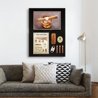 China Transform Your Coffee Shop or Restaurant with this Modern Post-Modern Cigar Wall Art for sale