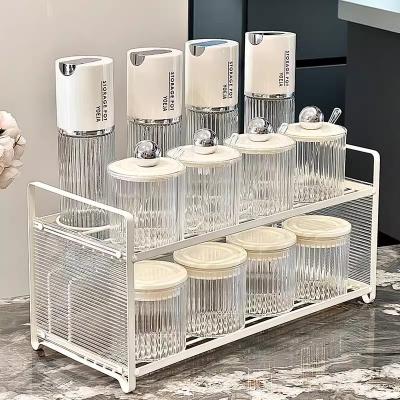 China Customized Lid Spice Rack Cabinet Organizer for Space-Saving Kitchen Storage Solutions for sale