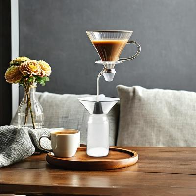 China Stocked Metal American Classic Syphon Coffee Machine with Heat-Resistant Glass Moka Pot for sale