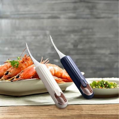 China Metal Shrimp Deveiner and Fish Scale Scraper Tool for Easy Home Cooking Seafood Tools for sale