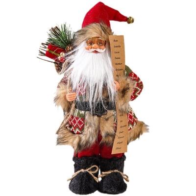 China Whimsical Santa Doll 30/45/60cm Christmas Figurines and Toys Unique Crafts for Kids in 2024 for sale