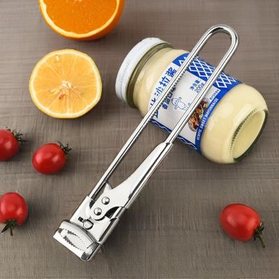 China Custom Shape Adjustable Non-Slip Bottle Opener for Easy Opening of Bottles and Cans for sale