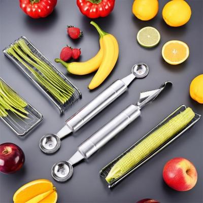 China Stainless Steel Fruit Carving Tool Set geschikt voor verschillende klantvereisten Te koop