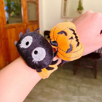 China Fun Pop Circle Design Halloween Slap Wristband Ideal for Christmas Ball Tree Ornaments for sale