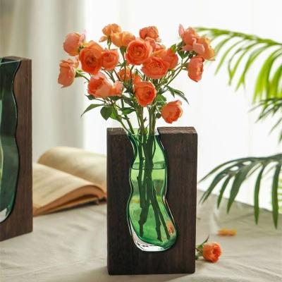 China Indoor Outdoor Plant Planter Vase Large Glass Flower Pots for Garden Home Office Decor for sale