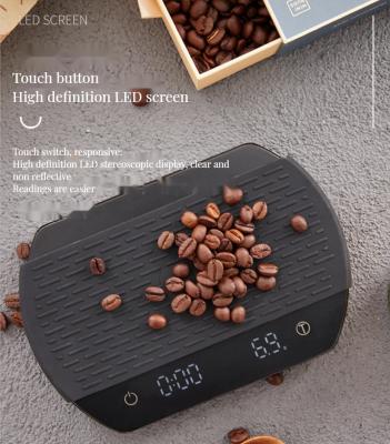 China Round LCD Display Kitchen Scale for Accurate Coffee Measurements and Food Code Tracking for sale