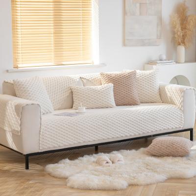 China Home Furniture Sofa Set Cover Modern Quilted Sectional Slipcovers for Three-Seat Sofas for sale