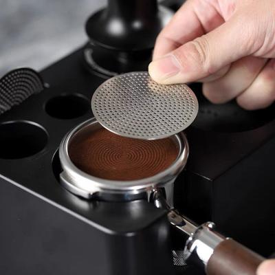 China Coffee Milk Frother Stainless Steel Barista-Grade 51mm Puck Screen for Brewing Accessory for sale