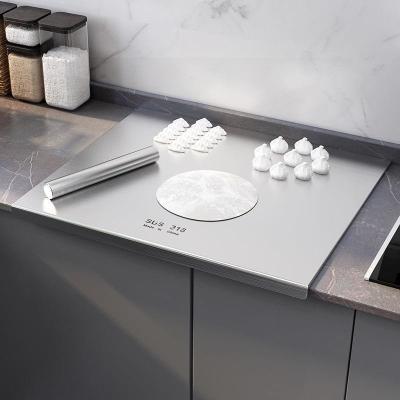 China Conveniently Sized Non-Slip Frosted Acrylic Chopping Blocks for Food Preparation for sale