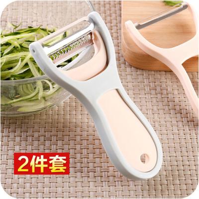 Cina Anti-slip 2 in 1 Scutter di frutta e verdura Tagliatore di coltelli Tagliatore di patate Zester Grater di carota in vendita