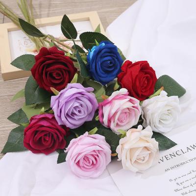 China Stunning Handmade 3D Silk Artificial Flowers and Leaves for Mother's Day Centerpieces for sale