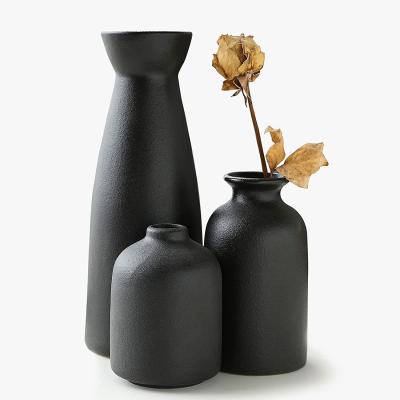 China Modern Stylish Home Decortion Handmade Vase Set of 3 for Living Room and Entryway Indoor for sale