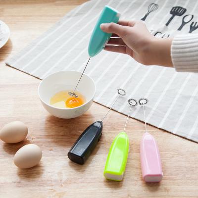 China Custom Kitchen Home Tools Electric Coffee Milk Frother Stirrer Mini Egg Mixer Silicone Coffee Mixer for sale