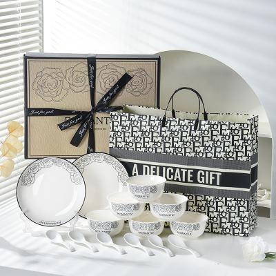 Κίνα Καρτούν Decal Print Bamboo Tableware Set για πολυτελή σπιτικά ξενοδοχεία εστιατόρια γάμους προς πώληση