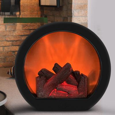 China Indoor Christmas Flame Fireplace Light for Customized Shape Home Goods Candle Holder for sale