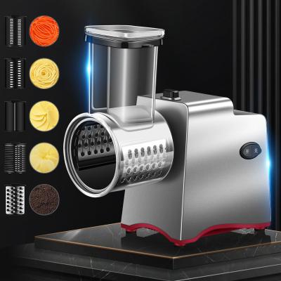 China Grater de verduras eléctricas de gran calibre de queso de bambú trituradora de máquina para Formaggio 250W en venta