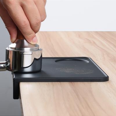 China Coffee Tea Tools Customized Durable Rubber and Silicone Tamper Mat for Espresso Lovers for sale