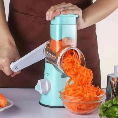 China Three-in-One Drum Vegetable Cutter Hand Rotating Mutifunction Cutting Slicer for Cutting for sale