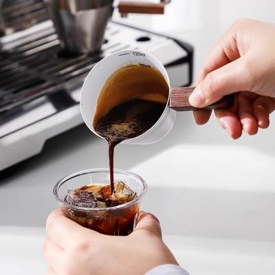 China 120ml Stainless Steel Espresso Shot Measuring Cup for Coffee Milk Frother Stocked for sale