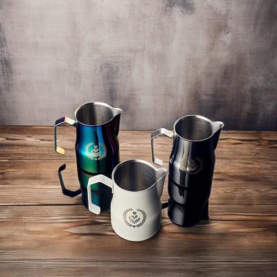 China Stainless Steel Milk Pitcher for Foam Art in Espresso and Latte Function Foam Milk for sale