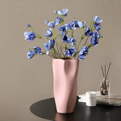 China Contemporary Ceramic Vase Ideal for Wedding Tabletop Display Ceramic Home Goods Vases for sale