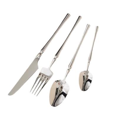 China 24-Piece Luxury Stainless Steel Cutlery Set for Hotel Wedding Decor Sustainable Features for sale