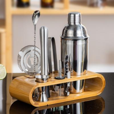 China Stainless Steel Cocktail Shaker Set Top- Bar Accessories for Home Hotel and Restaurant for sale