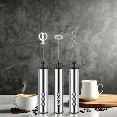 China Espinador Elétrico de Leite Espinador de Mão de Aço Inox Moderno Whisk de Primavera para Cappuccino à venda