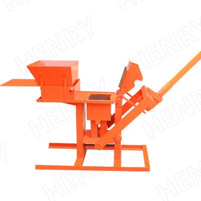 China Hotels Hr 1-30 Small Home Business Manual Brick Making Machine Soil Interlocking Brick Making Machine for sale