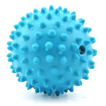 China Customizable Colorful Hedgehog Massage Ball PVC Colored Tight Touch Grip Massage Acupoint Training Strong Boby Ball for sale