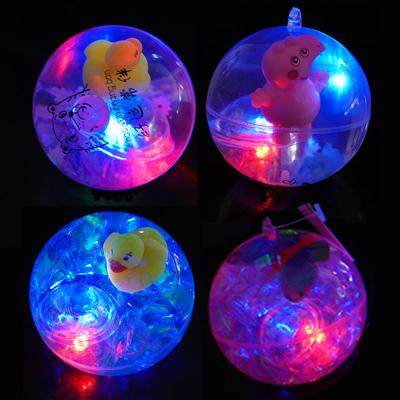 China Toy Elastic Crystal Ball Glow Bouncing Ball Handcuffs Bouncing Ball Soft Instant Children's Toys for sale