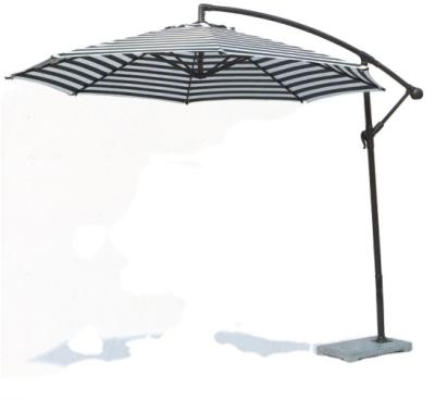 China 3M Contemporary Patio Cantilever Cast Aluminum Parasol Garden Umbrella for sale