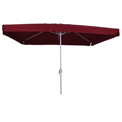 China High Quality Open Crank Beach Umbrella Cafe Umbrella Patio Restaurant Sun Shade Garden Umbrella Windproof Wholesale Cheap Outdoor for sale