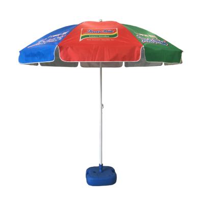 China Modern African Market 48inches Indomie Parasol Outdoor Adversting Beach Umbrella for sale