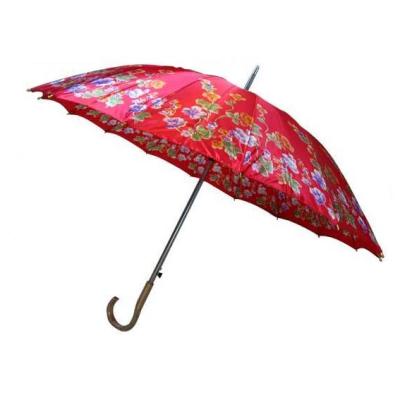 China Market Custom Wholesale Printing Portable Long Umbrella Automatic Open Straight Umbrella for sale