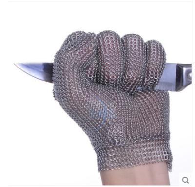 China Anti-smash All Metal SS304 Stainless Steel Chainmail Cut Proof Safety Butchers Glove for sale