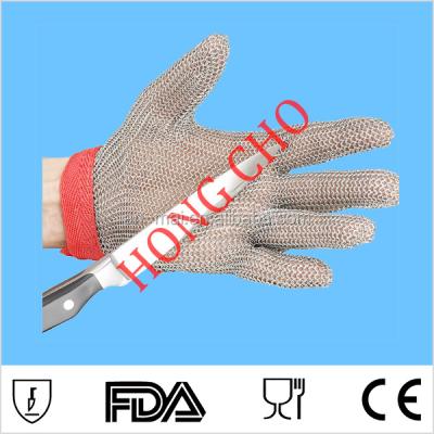 China HONGCHO Cut Resistant Cut Resistant Chainmail Stainless Steel Mesh Gloves Stainless Steel Glove for sale