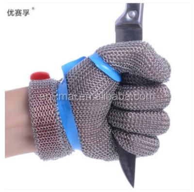 China Cut Heavy Duty Lobster Cutting Meat Processing Metal Gloves for sale