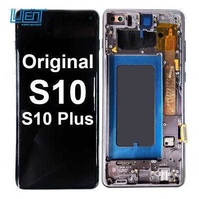 China 100% original lcd for s10 plus screen replacement for samsung galaxy s10 display for samsung s10 lcd for samsung s10 for sale