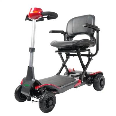 China Light Weight / folding portable FDB01 lightweight folding handicapped mobility scooters electric 4 wheel for sale