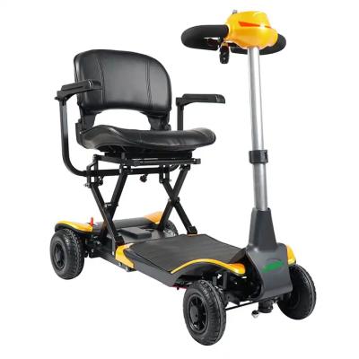 China Light Weight / folding portable FDB01 lightweight folded electric handicapped scooter Adjustable high for old people for sale