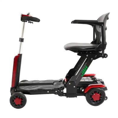 China Light Weight / folding portable FDB02B Fully Automatic 4 Wheel Folding Handicapped Electric Mobility Scooter for sale